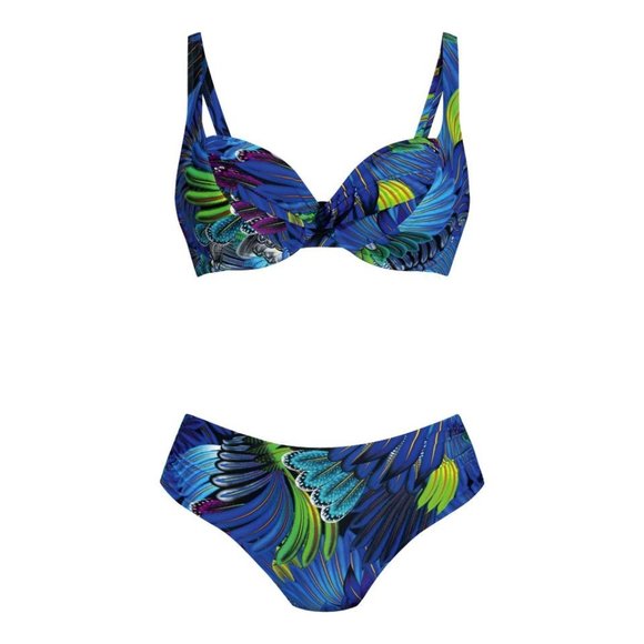 ‼️SALE ‼️ New Anita Rosa Faia Hermine Blue Bikini Set Size 12 / 38D - Picture 4 of 13